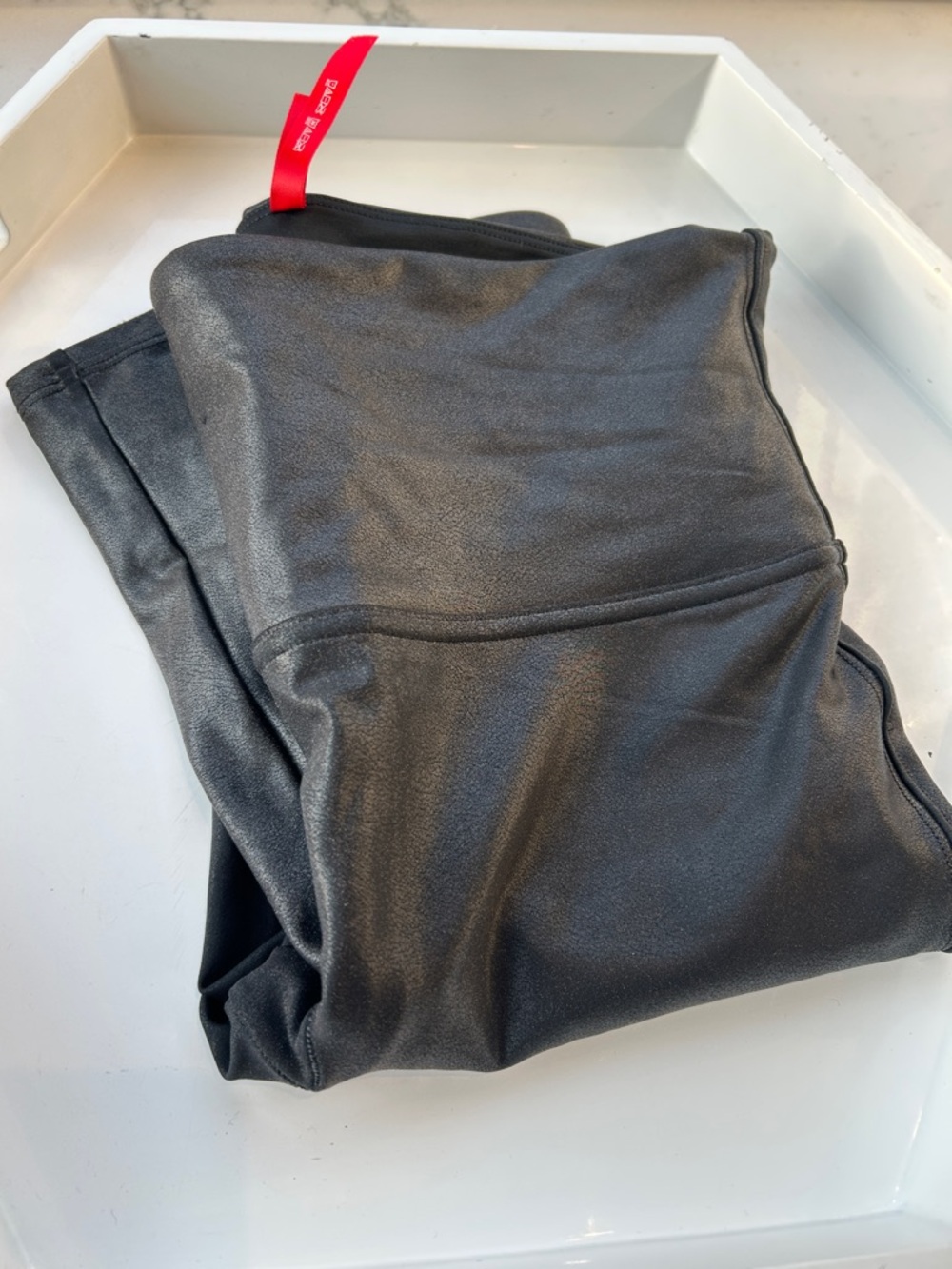 Spanx faux leather Leggings